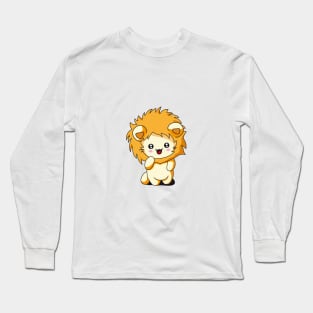 Kitten lion hood Long Sleeve T-Shirt